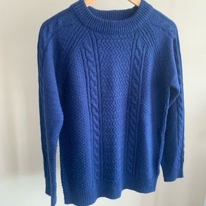 blue knit sweater Joe Fresh